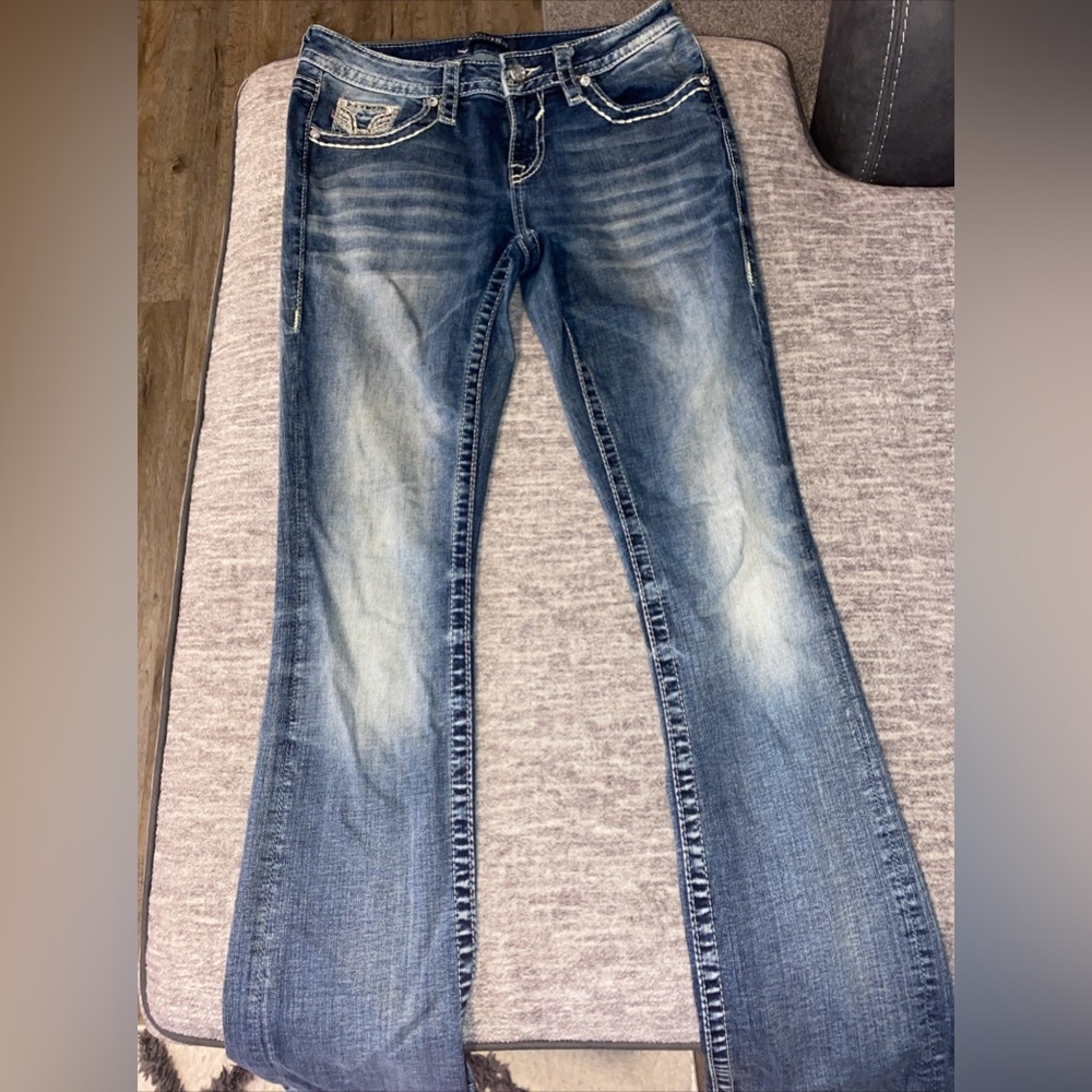 VIGOSS HERITAGE FIT  WOMEN'S  SLIM BOOT BLUE JEANS SIZE 4 x 32 "